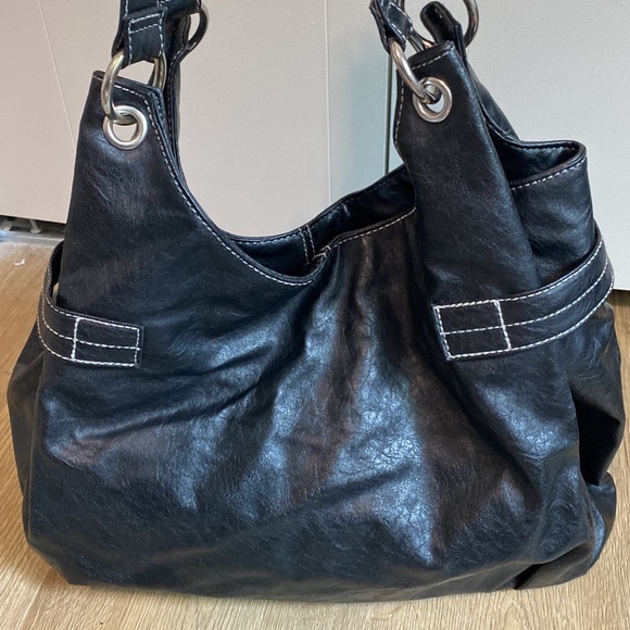 Nine West Hobo / Satchel Black Shoulder Handbag - Picture 8 of 9